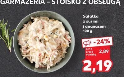 Sałatka surimi z ananasem promocja