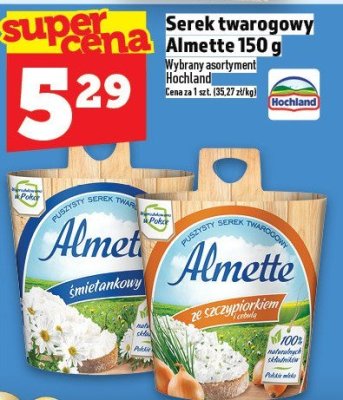 Serek twarogowy Almette 150 g promocja w TOPAZ