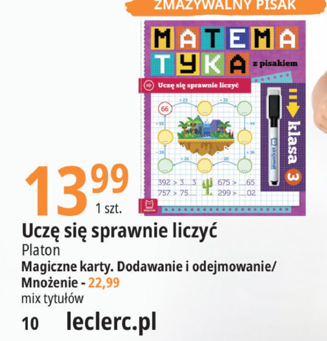 Uczę się sprawnie liczyć - matematyka z pisakiem promocja