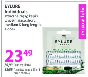 Kępki rzęs lash pro individuals Eylure promocja w Hebe