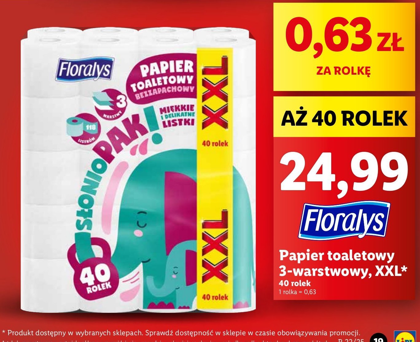 Papier toaletowy Floralys promocja