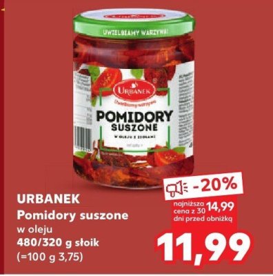 Pomidory suszone w oleju promocja w Kaufland