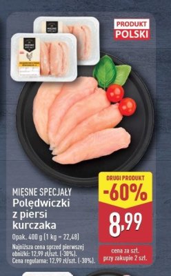 Pol臋dwiczki z kurczaka Mi臋sne specja艂y zawsze 艣wie偶e (aldi) promocja