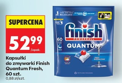 Kapsułki do zmywarki Quantum Fresh, 60 szt. promocja w Biedronka