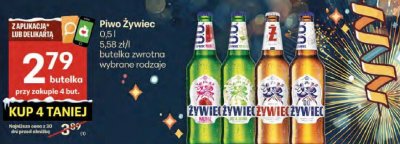 Piwo Żywiec promocja w Delikatesy Centrum
