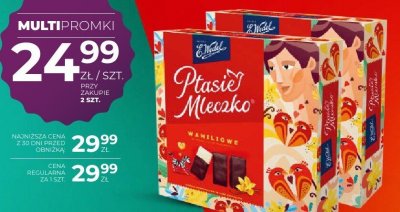 Ptasie mleczko waniliowe Wedel 340g promocja w Duży Ben