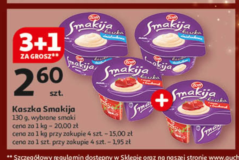 Kaszka śmietankowa promocja