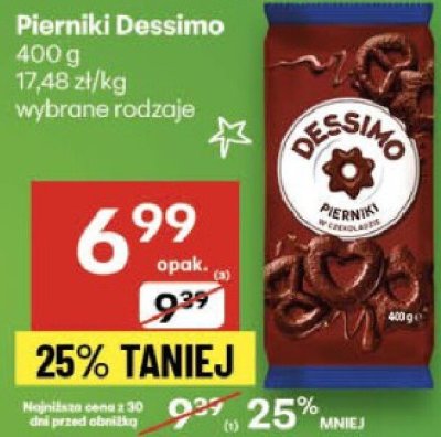 Pierniki Dessimo promocja w Delikatesy Centrum