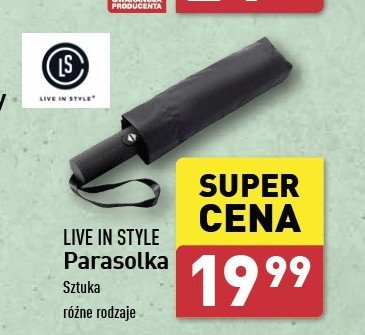 Parasolka Live in style promocja w Aldi