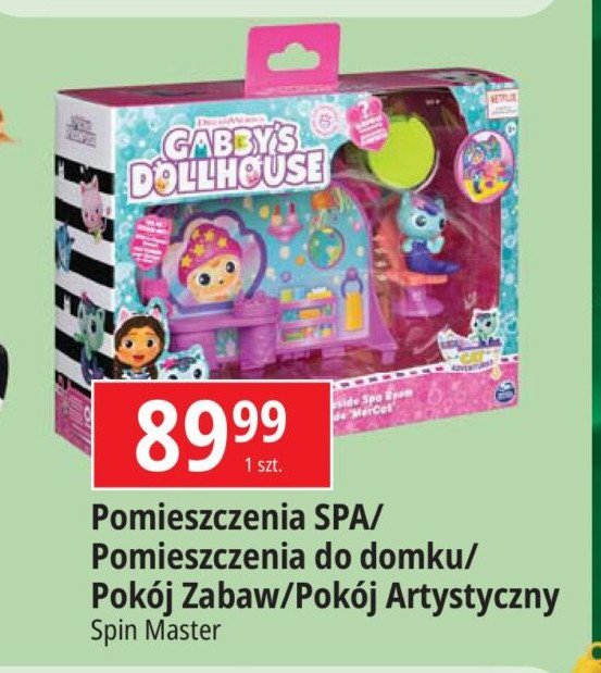 Koci domek gabi: magiczne pomieszczenie do domku Spin master promocja