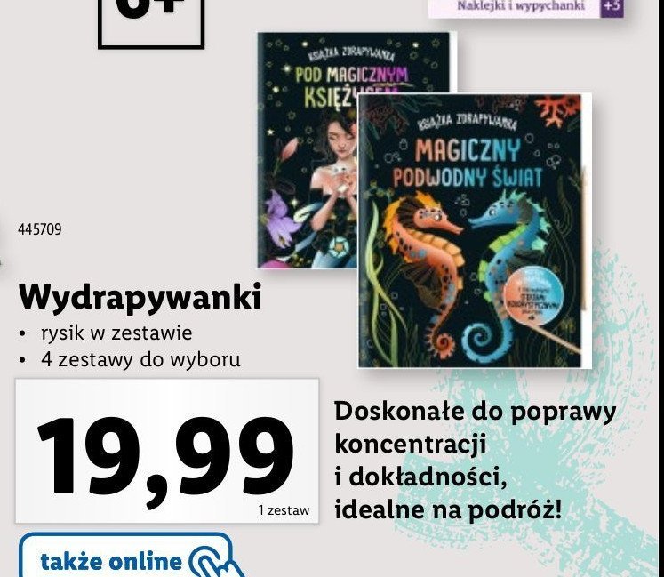 Wydrapywanka magiczny podwójny świat promocja