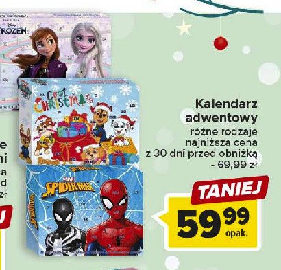 Kalendarz adwentowy cool christmas promocja