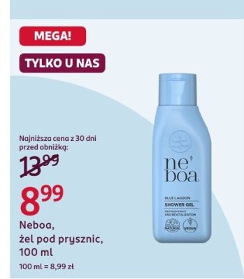 Żel pod prysznic Neboa, 100 ml promocja w Rossmann
