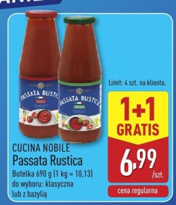 Passata Rustica klasyczna promocja w Aldi