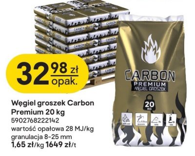 Węgiel groszek Carbon Premium promocja w Castorama