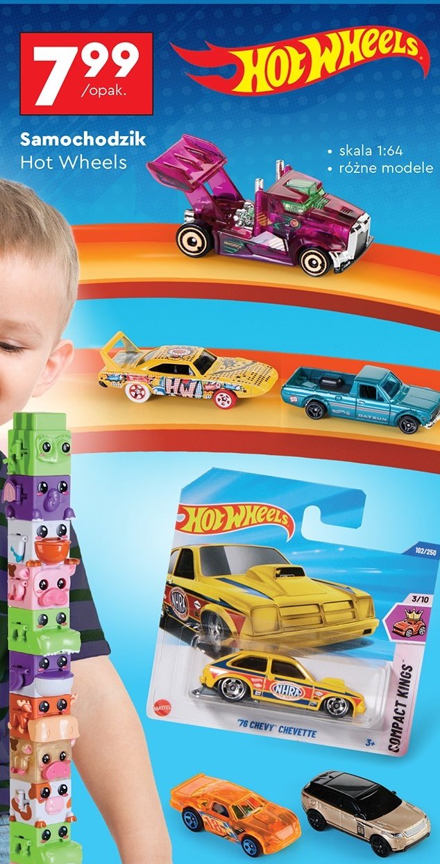 Samochodzik 1:64 Hot wheels promocja w Biedronka