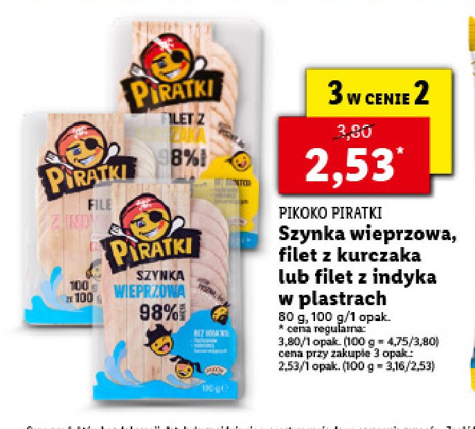 Filet z kurczaka Pikok piratki promocja