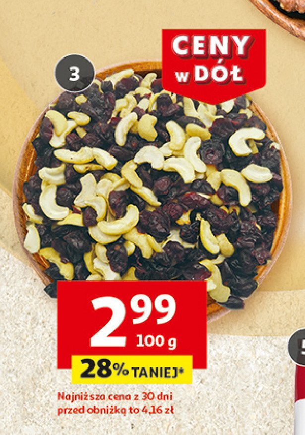 Mieszanka żurawina-nerkowiec promocja w Auchan