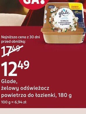 Żelowy odświeżacz powietrza do łazienki promocja w Rossmann