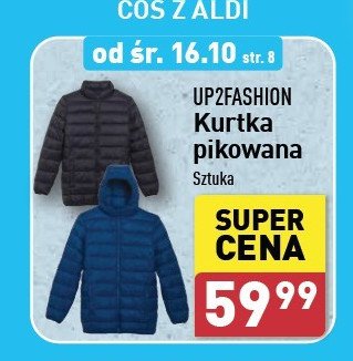 Kurtka pikowana Up2fashion promocja w Aldi