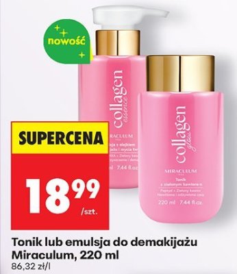 Tonik lub emulsja do demakijażu Miraculum, 220 ml promocja w Biedronka