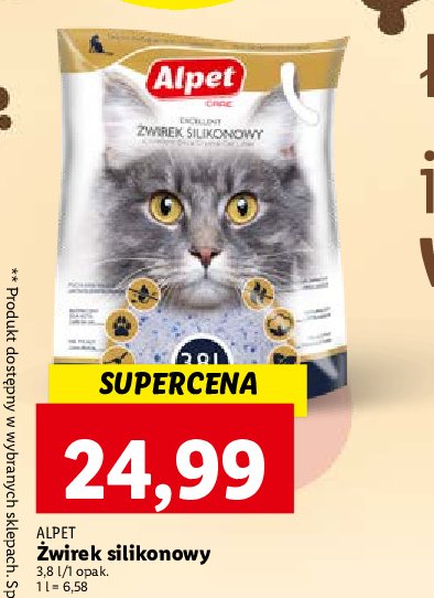 Żwirek silikonowy dla kota Alpet promocja