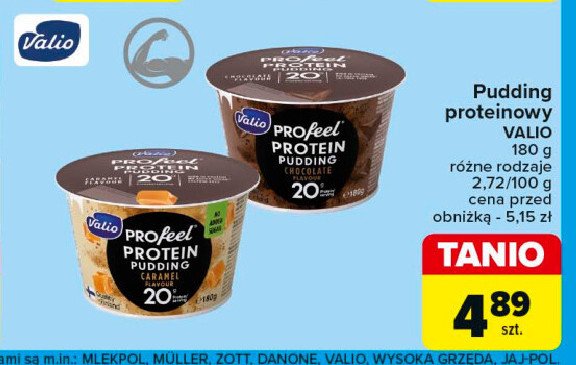 Pudding proteinowy czekoladowy Valio promocja