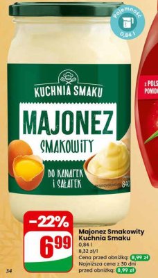 Majonez Smakowity Kuchnia Smaku promocja w Dino
