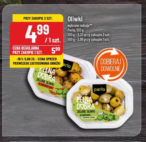 Oliwki zielone z chilli Perla antipasti promocja