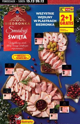 Wędliny w plastrach  wszystkie rodzaje promocja w Biedronka