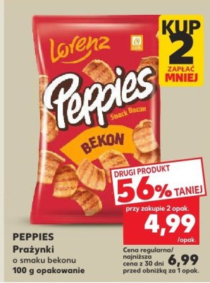 Prażynki o smaku bekonu promocja w Kaufland