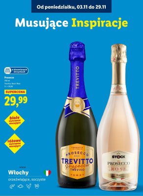 Wino musujące Prosecco Stock Rosé 750 ml promocja w Lidl