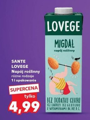 Napój migdałowe Sante i love vege promocja