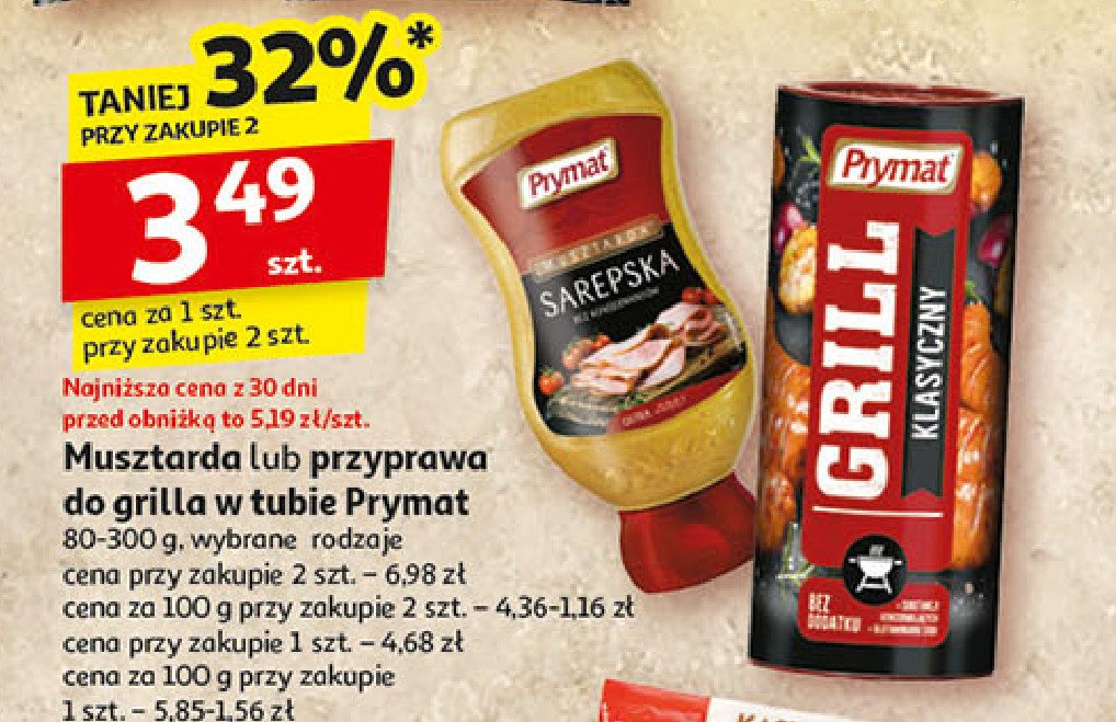 Przyprawa pikantna Prymat grill promocja