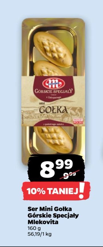 Ser gołka zakopiańska Mlekovita promocja w Netto