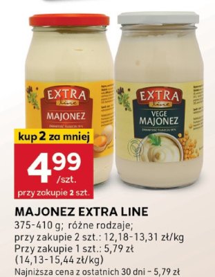 Majonez Extra Line promocja w Stokrotka