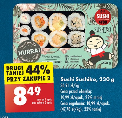 Sushi sushiko Sushi 4you promocja