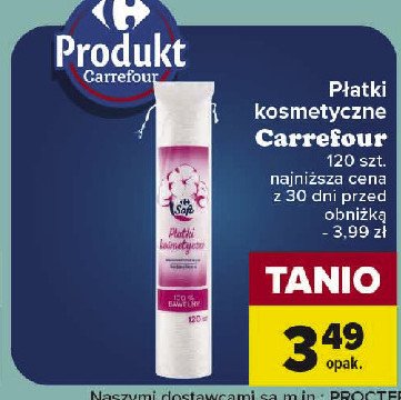 Płatki kosmetyczne Carrefour promocja
