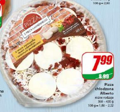Pizza bolognese Alberto promocja