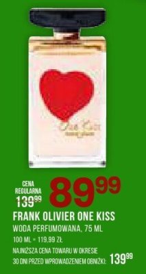 Woda perfumowana FRANK OLIVIER ONE KISS 75 ML promocja w Drogerie Natura