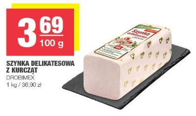 Szynka delikatesowa z kurczat Drobimex promocja w SPAR