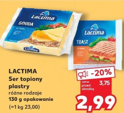 Ser topiony plastry promocja w Kaufland