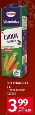 Sok Vitaminka 1L promocja w Selgros
