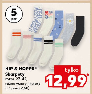 Skarpetki Hip & hopps promocja w Kaufland