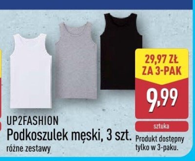 Podkoszulek męski 3 szt. UP2FASHION promocja