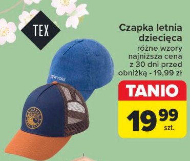 Czapka dziecięca Tex promocja