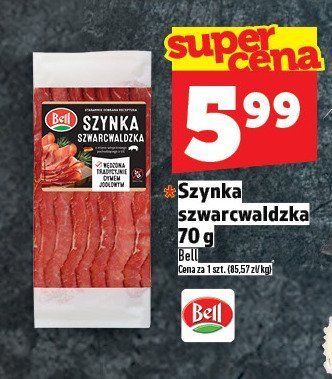 Szynka szwarcwaldzka 70 g promocja w TOPAZ