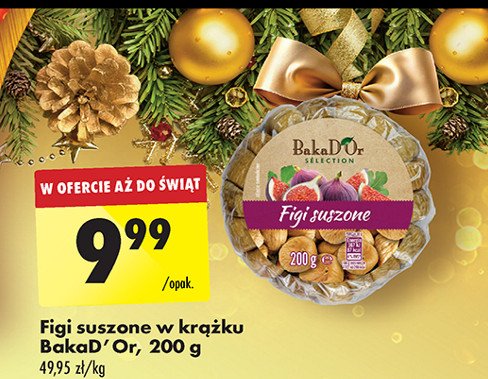 Figi suszone Bakad'or promocja w Biedronka