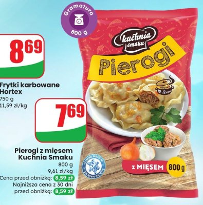 Frytki karbowane Hortex promocja w Dino