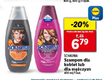 Szampon do włosów Schauma strenght & vitality promocja